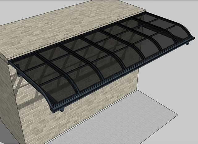 庭院铝合金雨棚
