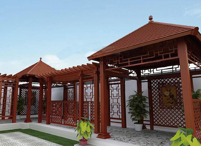 铝合金长廊葡萄架