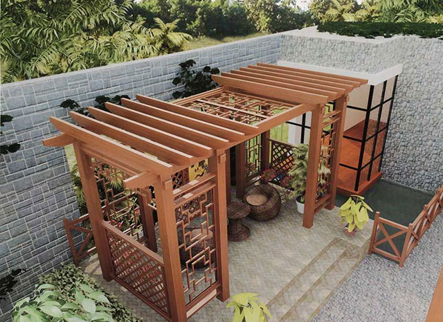 铝合金长廊葡萄架